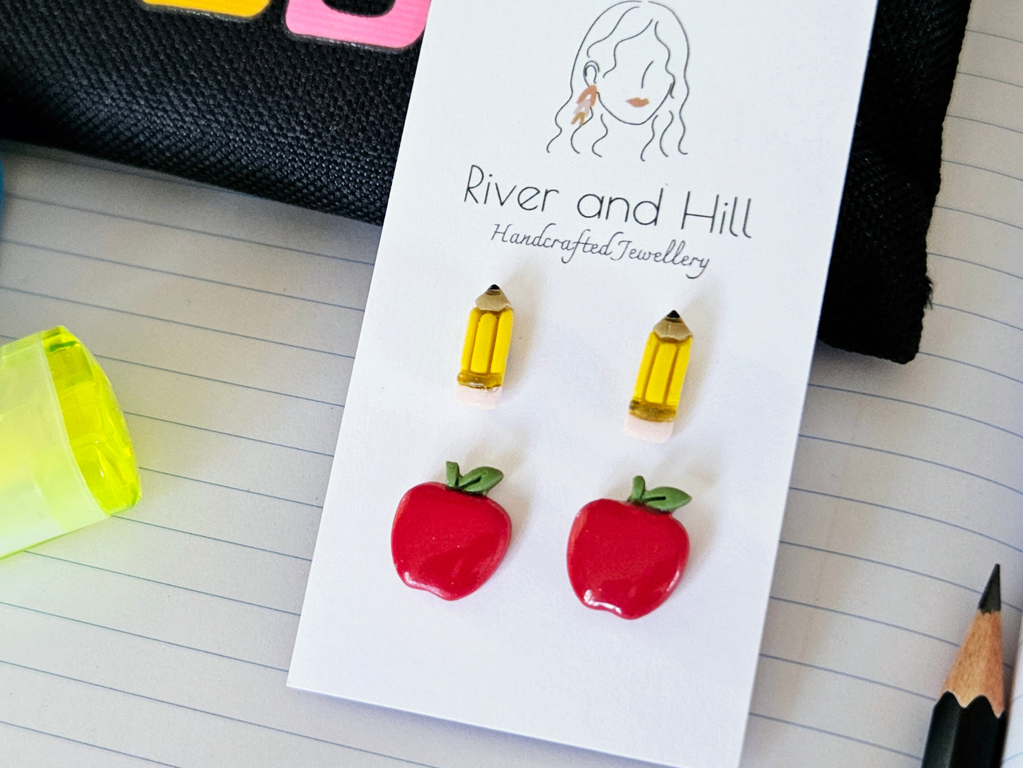 School Mini Stud Duo