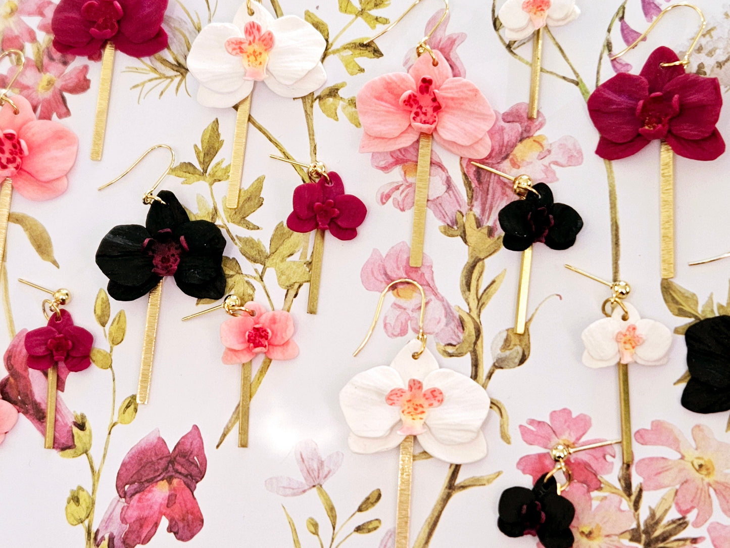 Orchid Pink Earrings