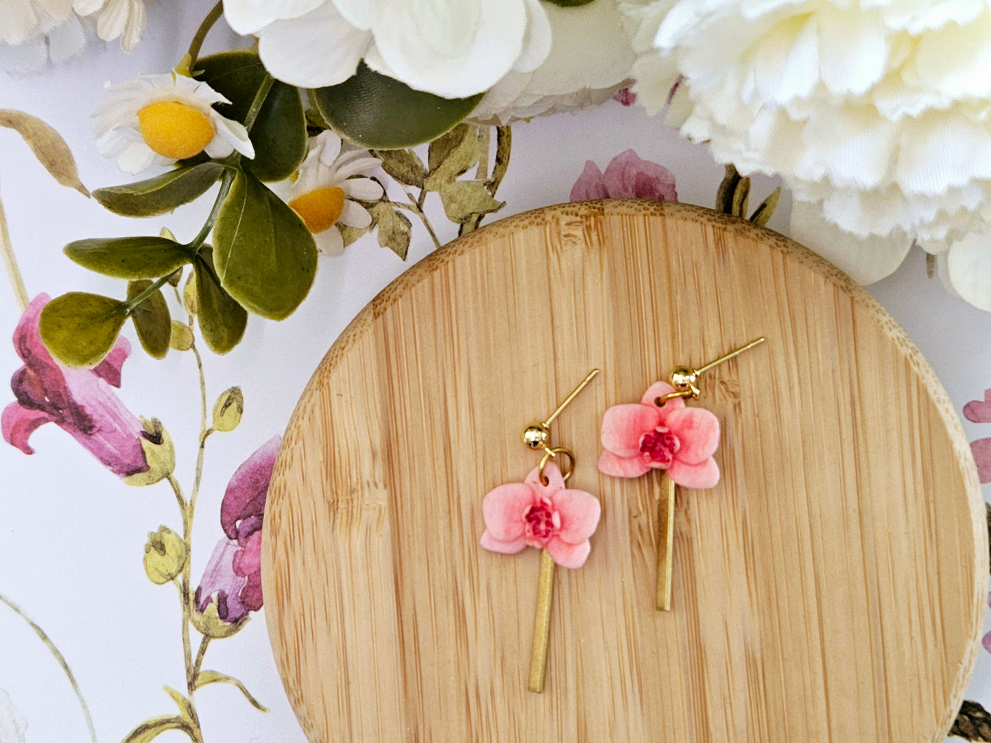 Orchid Pink Earrings