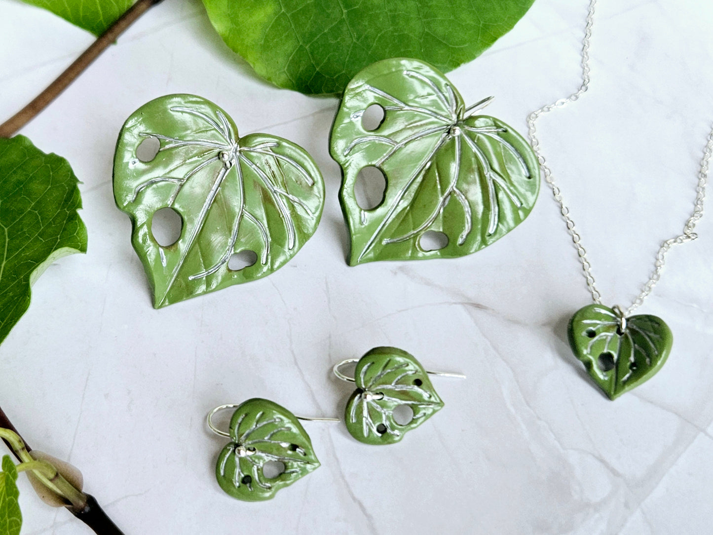 Kawakawa Silver Earrings Small