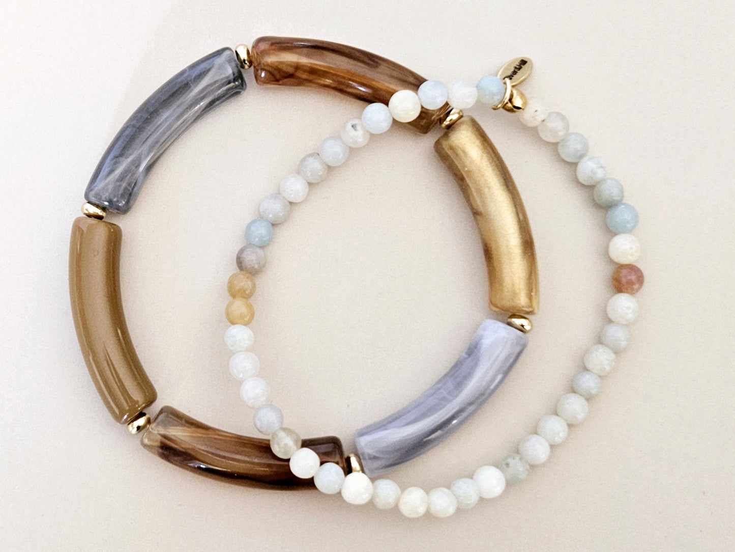 Stacking Bracelets River Stones Stack