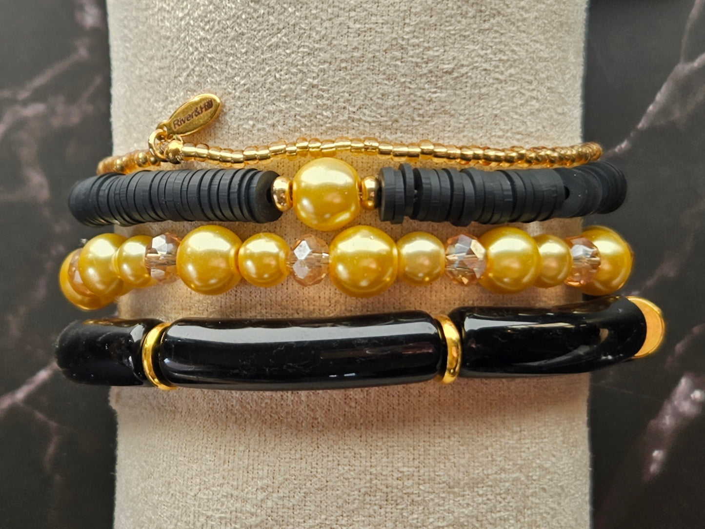 Stacking Bracelets Starry Night Stack