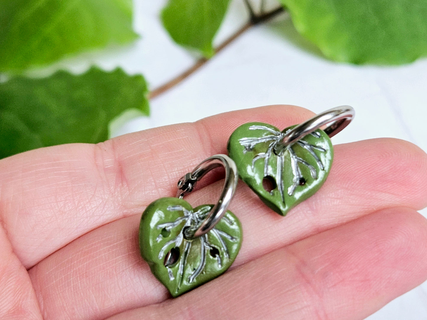 Kawakawa Silver Earrings Small