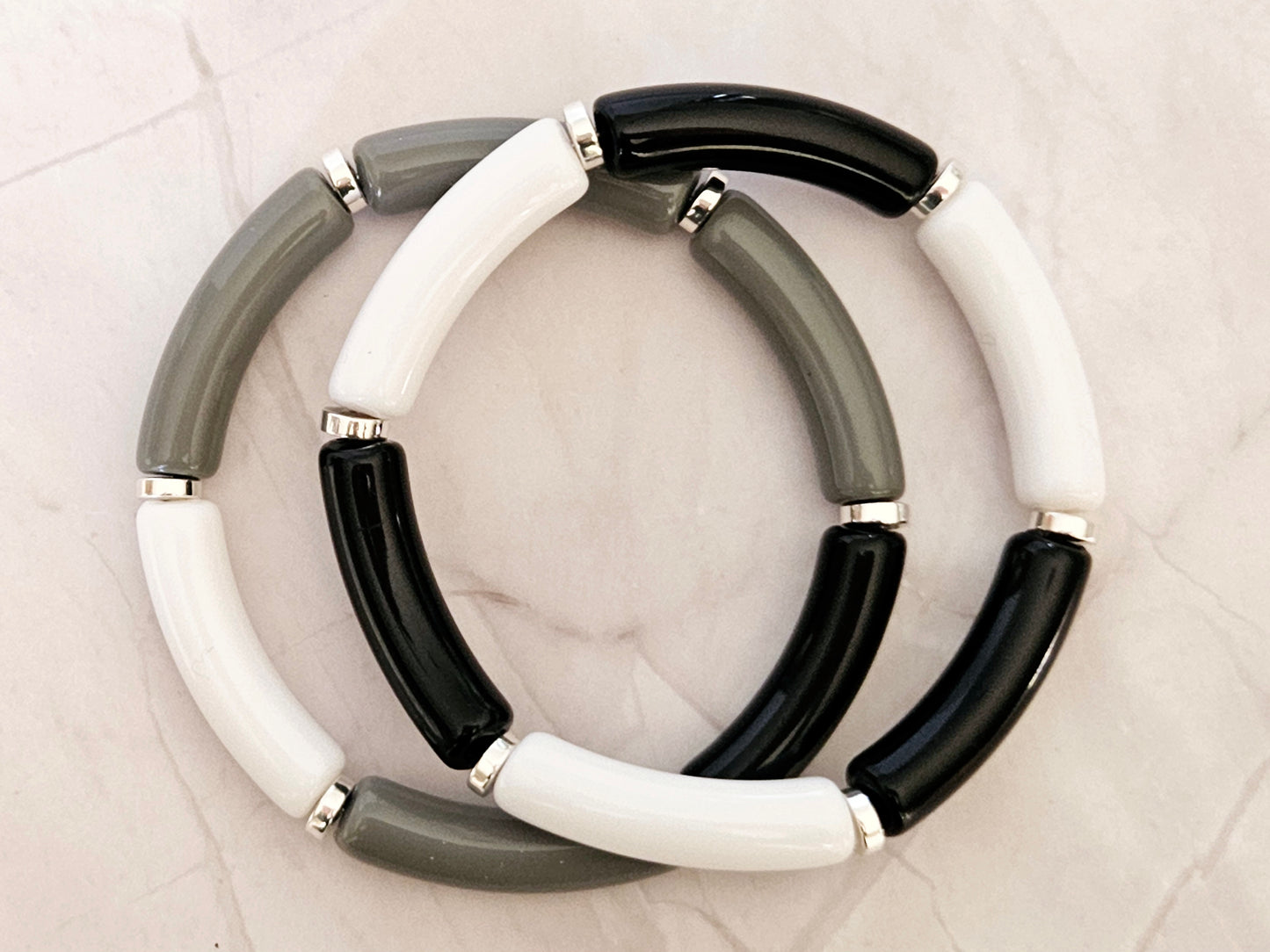 Stacking Bracelets Grey Mornings Stack