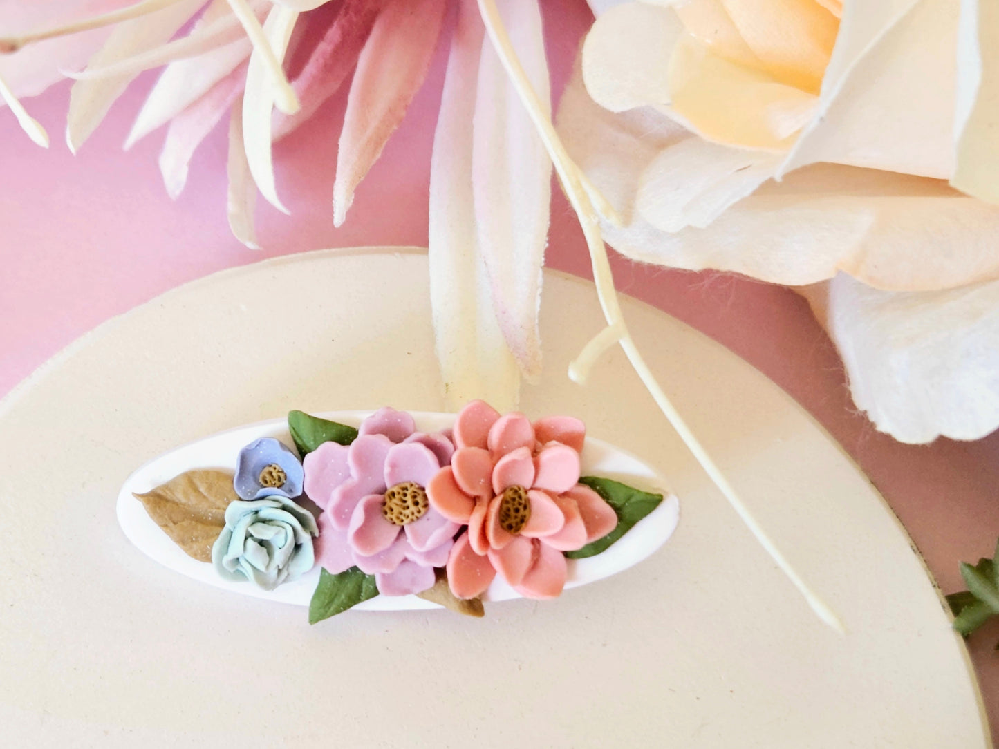 Floral Pastel Hairclip