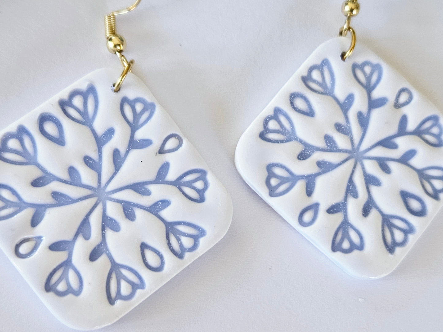 Porcelain Tile Earrings