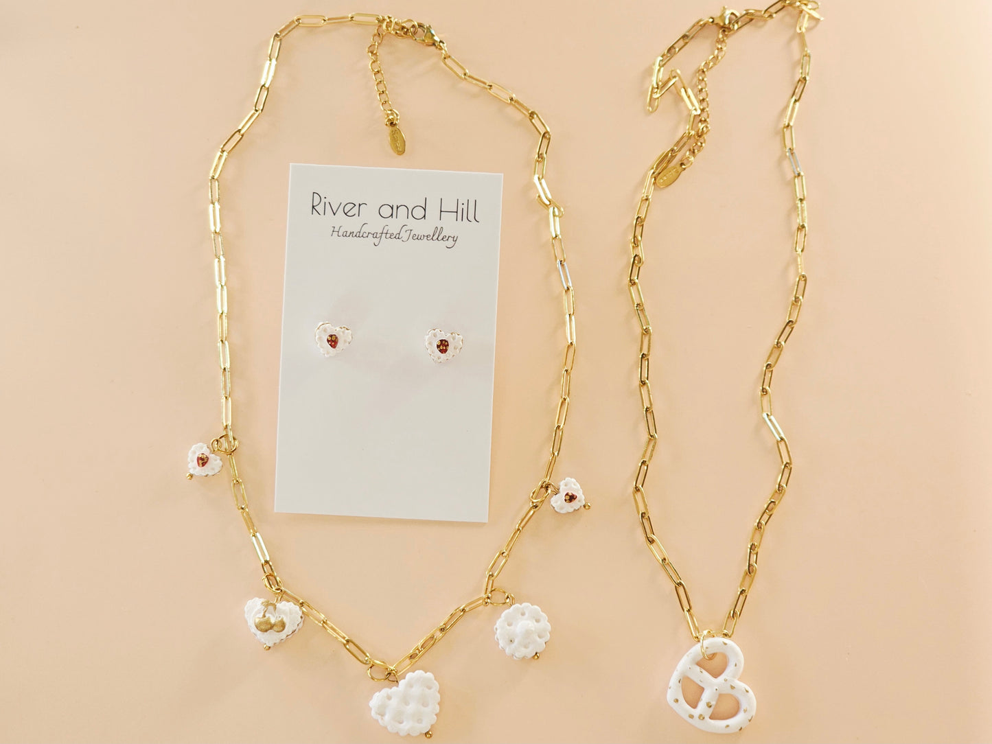 Charm Pretzel Necklace