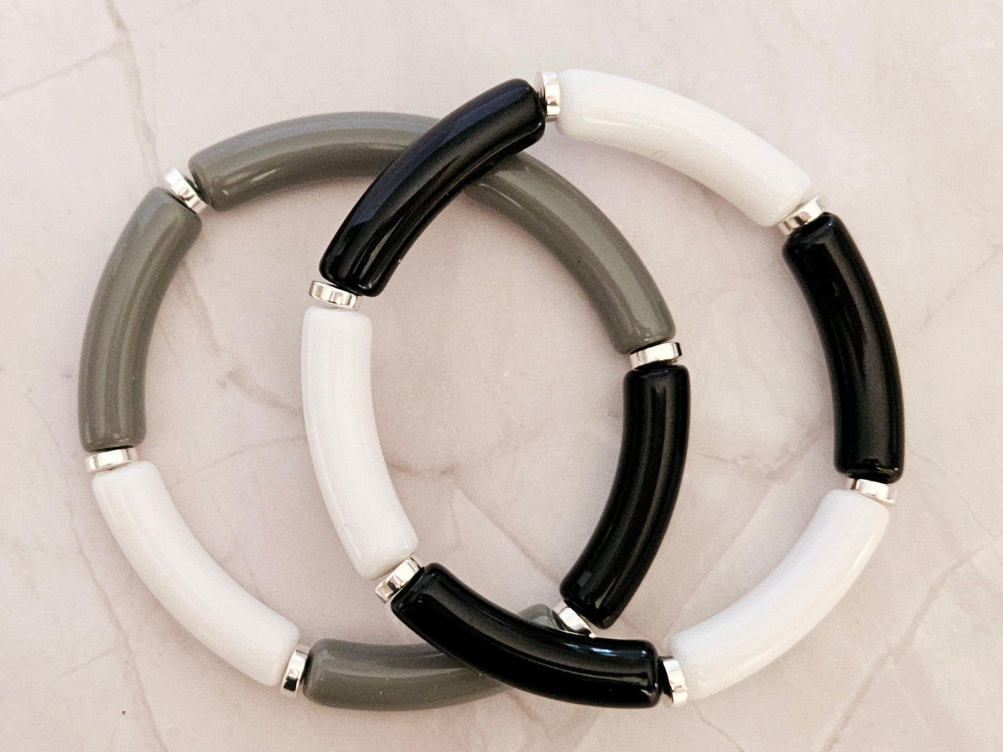 Stacking Bracelets Grey Mornings Stack