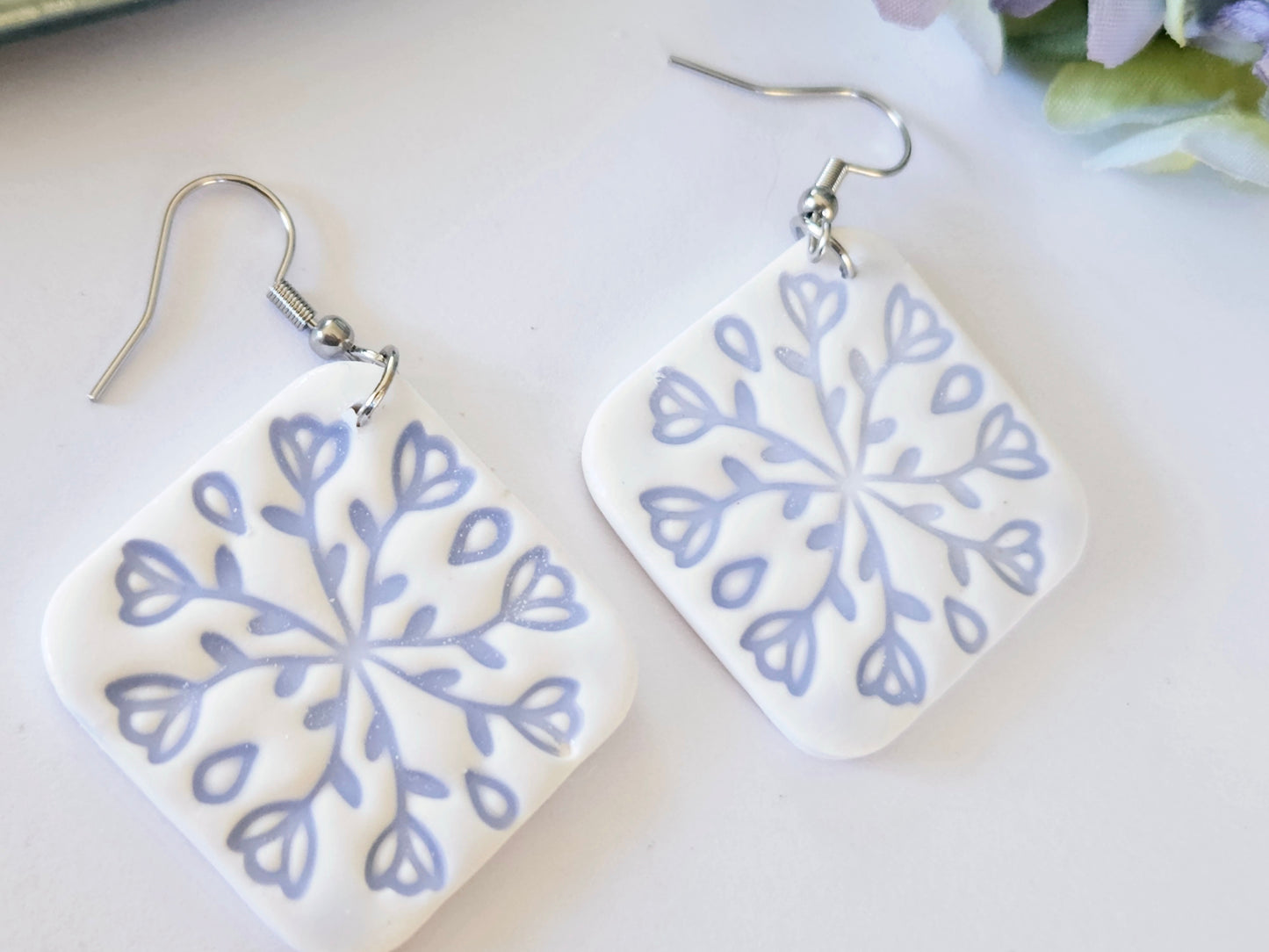 Porcelain Tile Earrings
