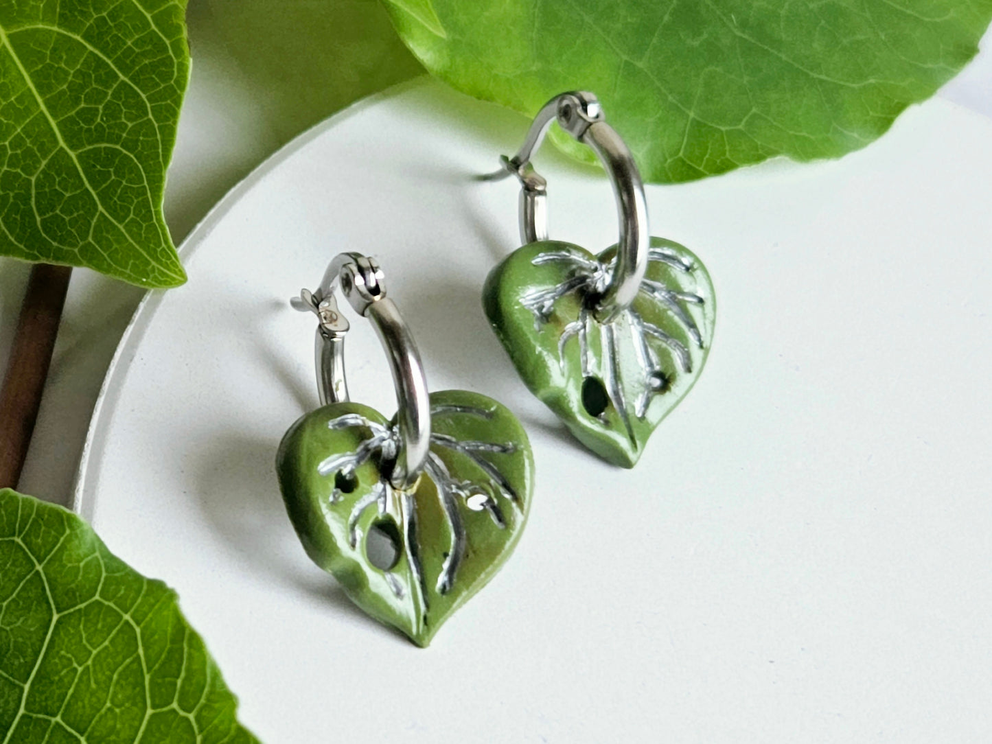 Kawakawa Silver Earrings Small