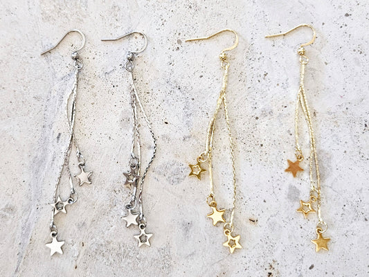 Matariki Dangle Star Earrings