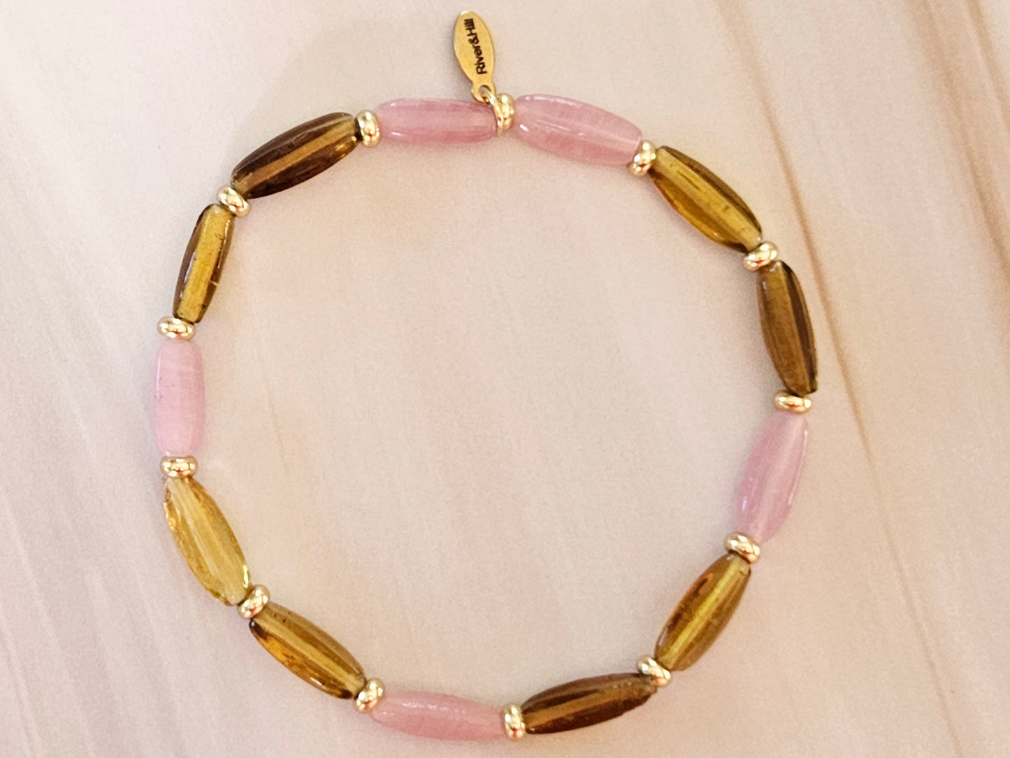 Stacking Bracelets Vintage Blush Stack