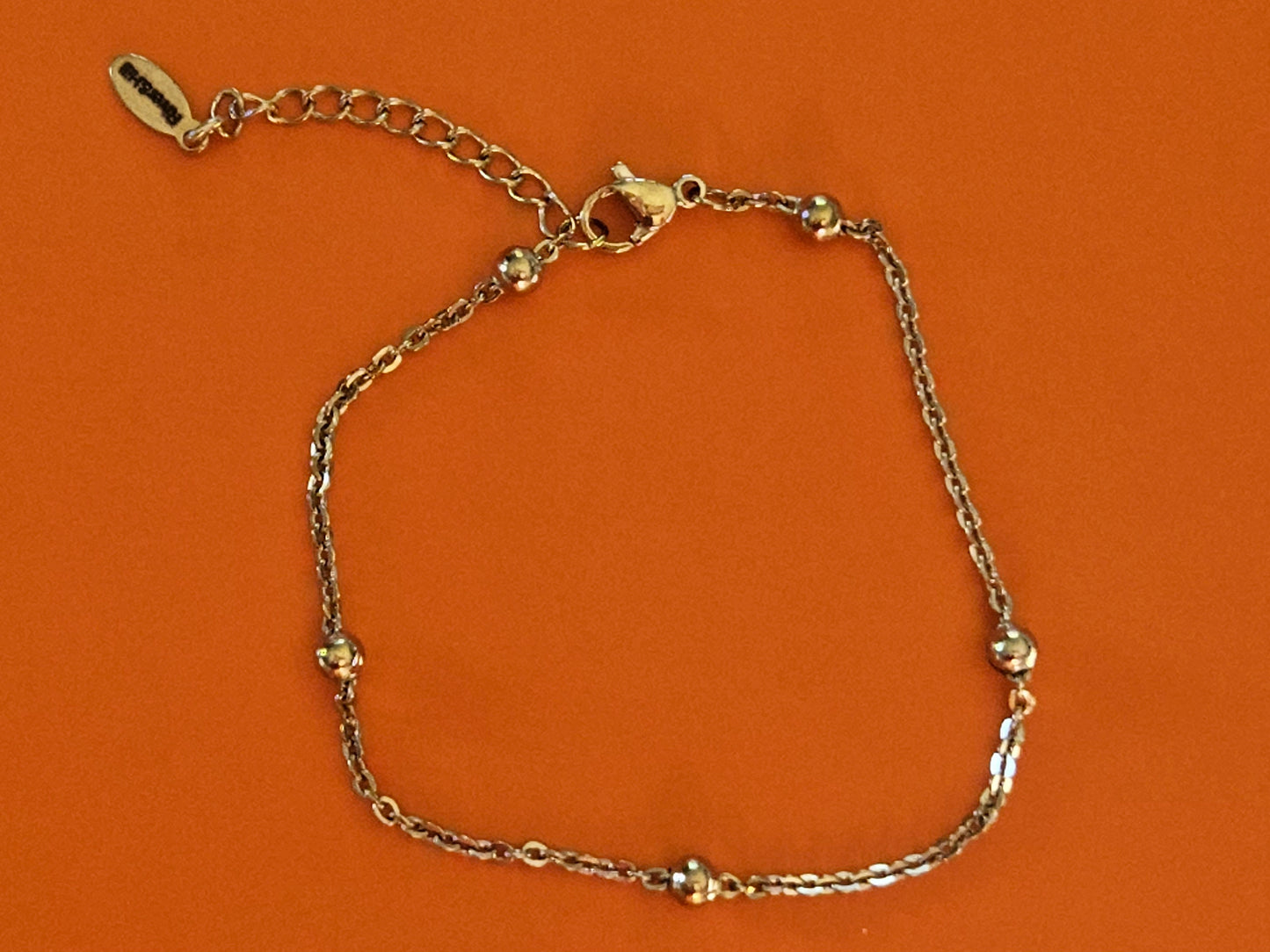 Stacking Bracelets Vintage Orange Stack
