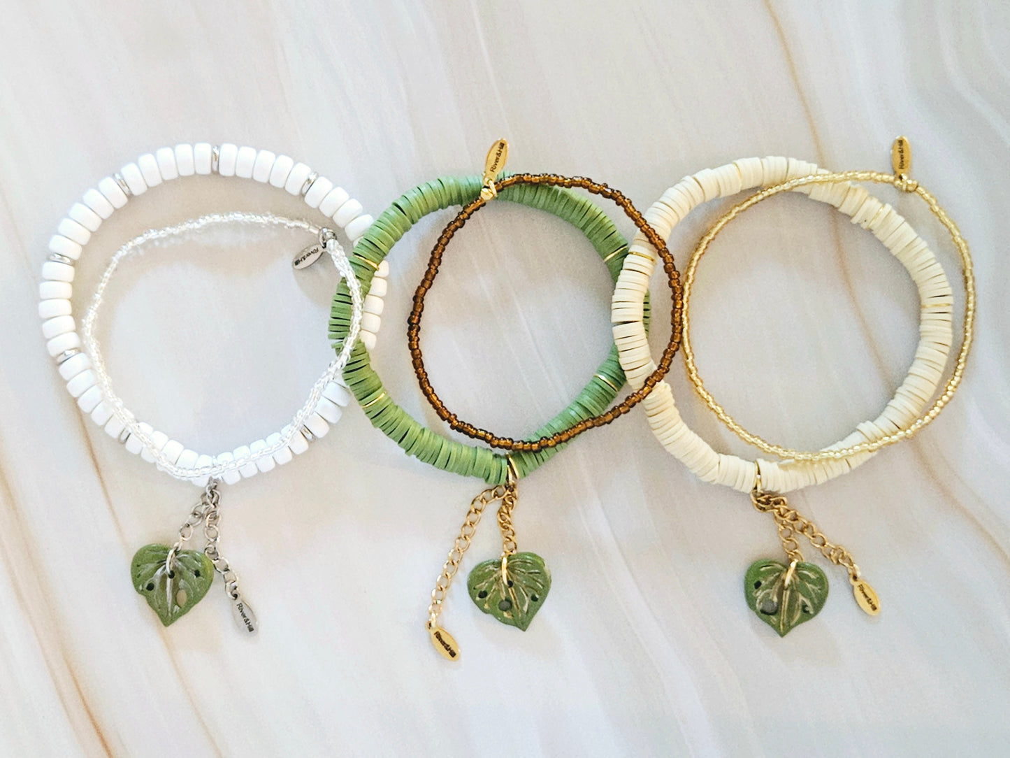 Stacking Bracelets Kawakawa Stack