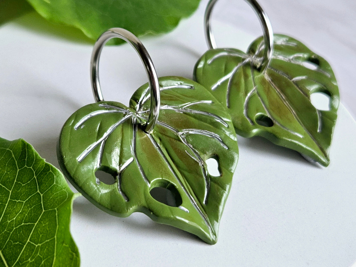 Kawakawa Silver Earrings Large
