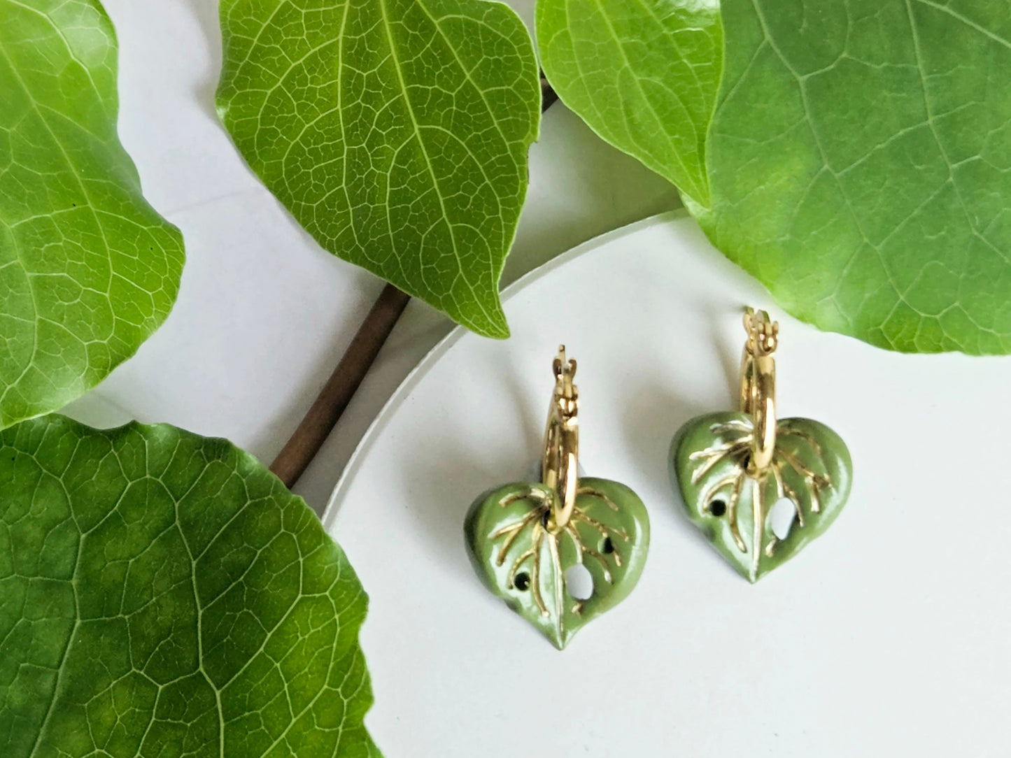 Kawakawa Gold Earrings Small