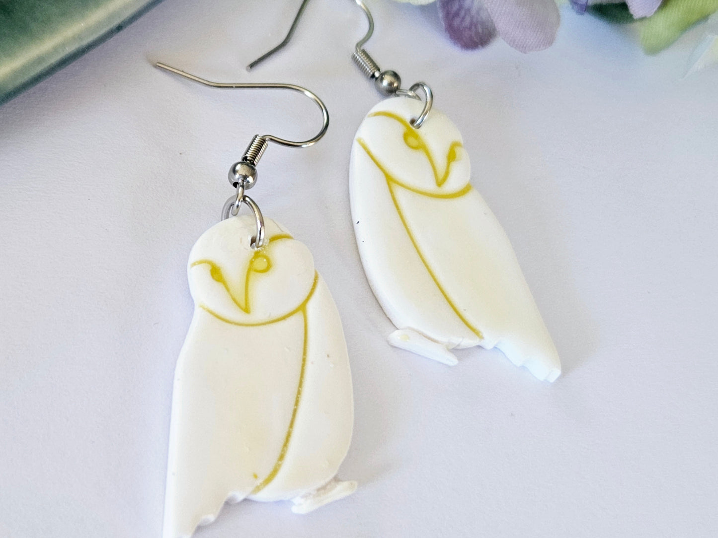 Porcelain Ruru Earrings