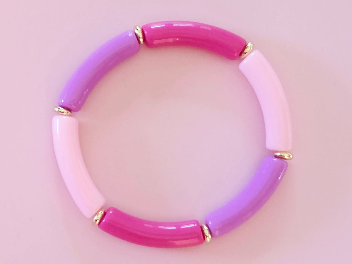 Stacking Bracelets Pretty in Pastel Stack