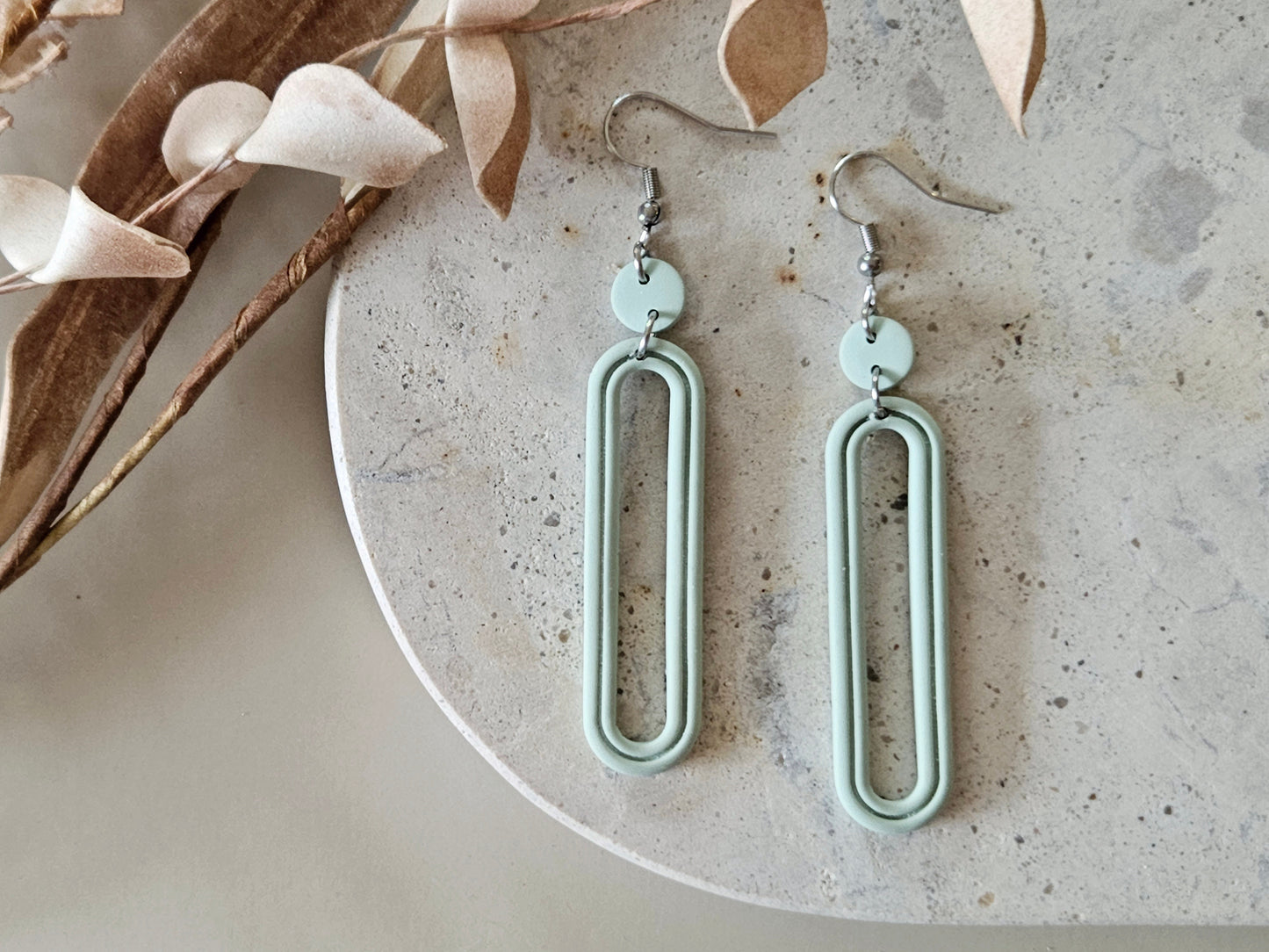 Essentials Sage Earrings