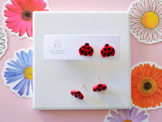 Girls Ladybird Studs
