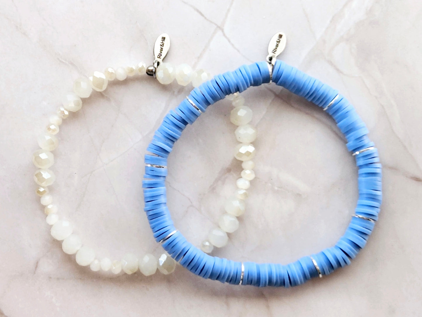 Luxe Layered Morning Sky Stack Bracelets