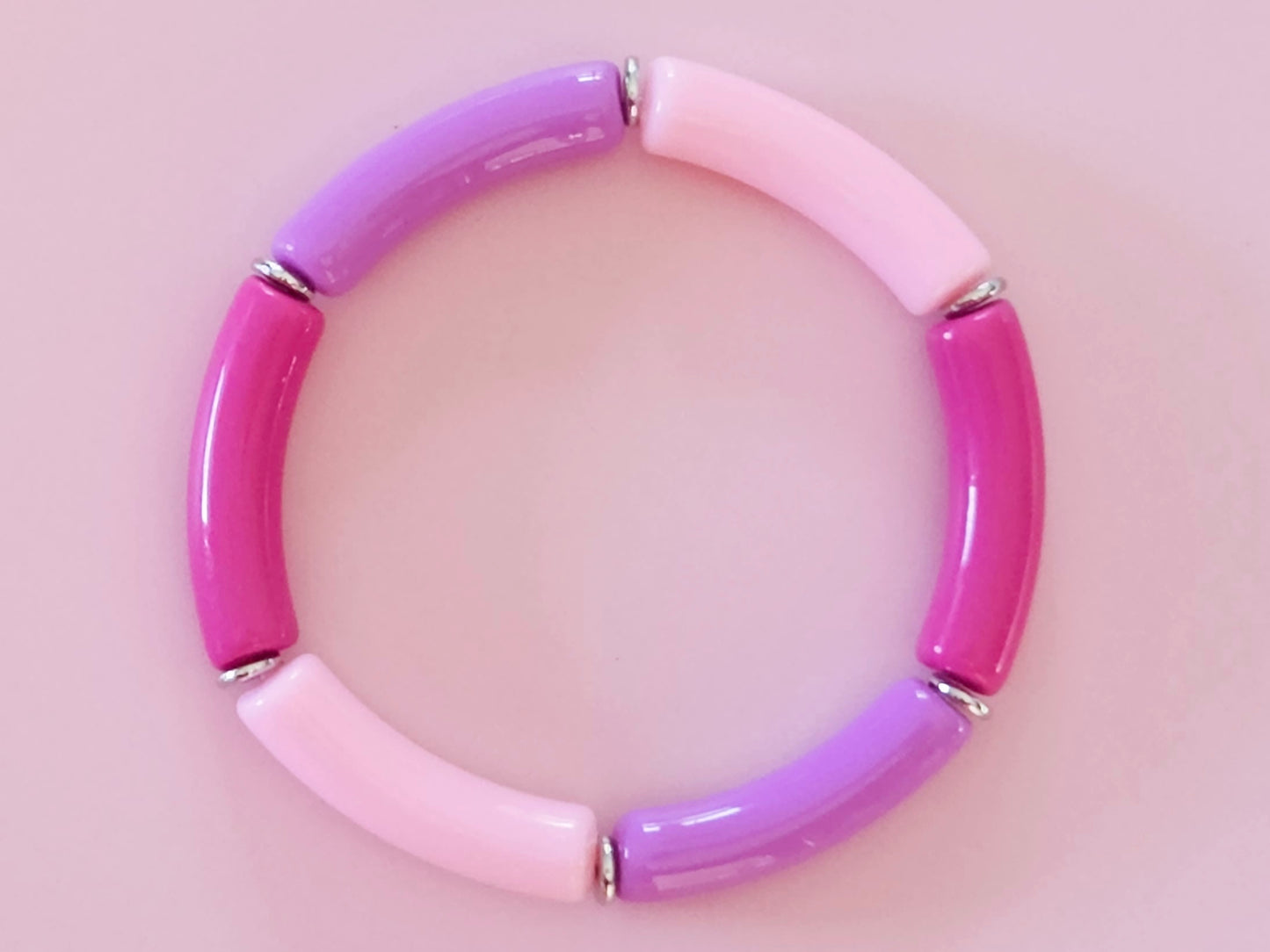 Stacking Bracelets Pretty in Pink Stack