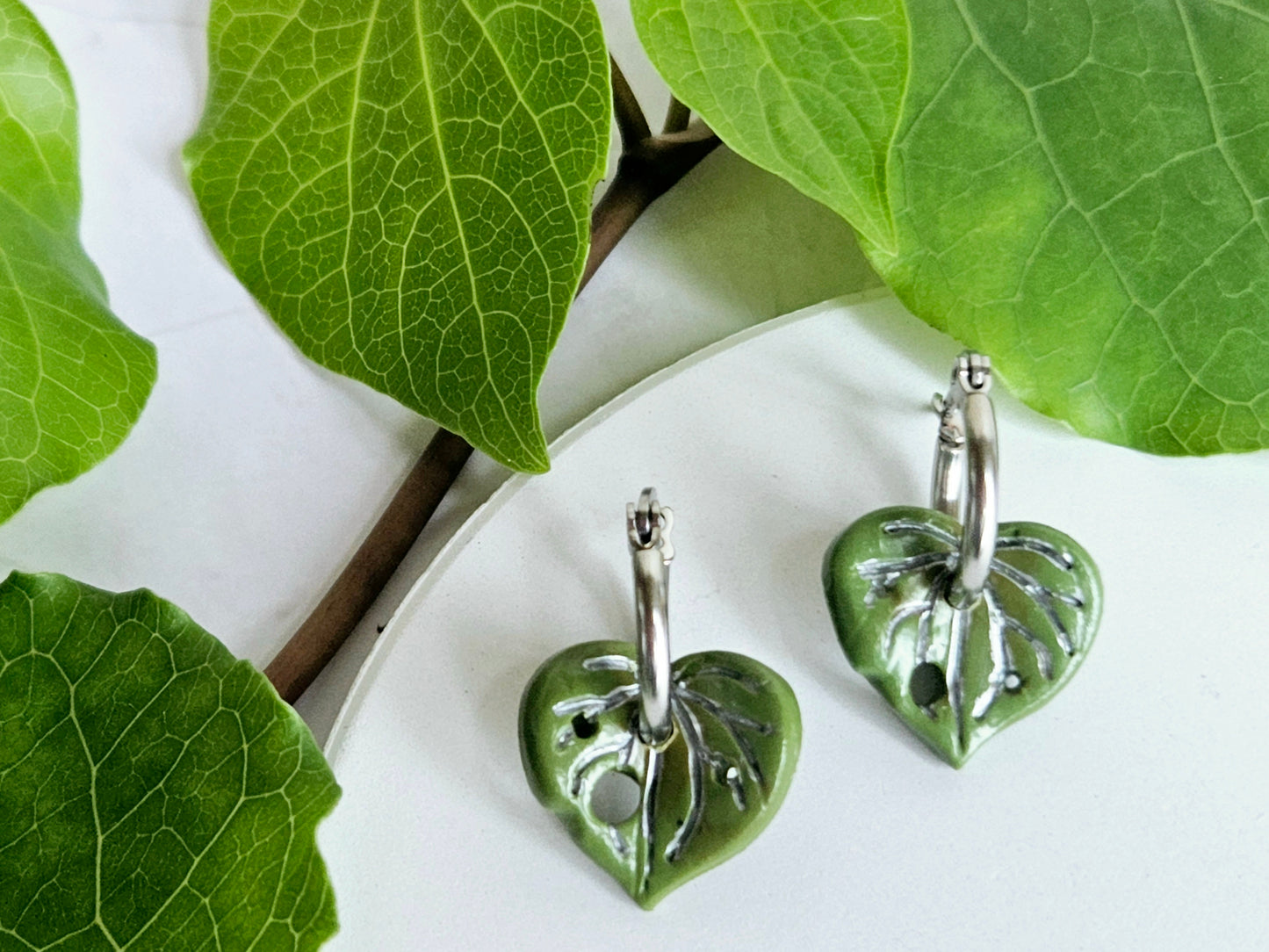 Kawakawa Silver Earrings Small