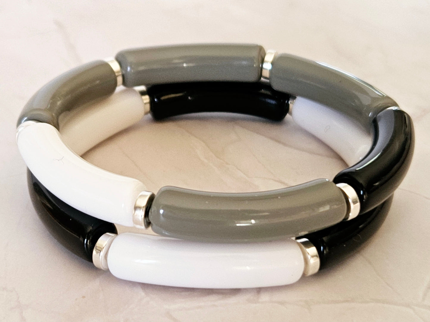 Stacking Bracelets Grey Mornings Stack