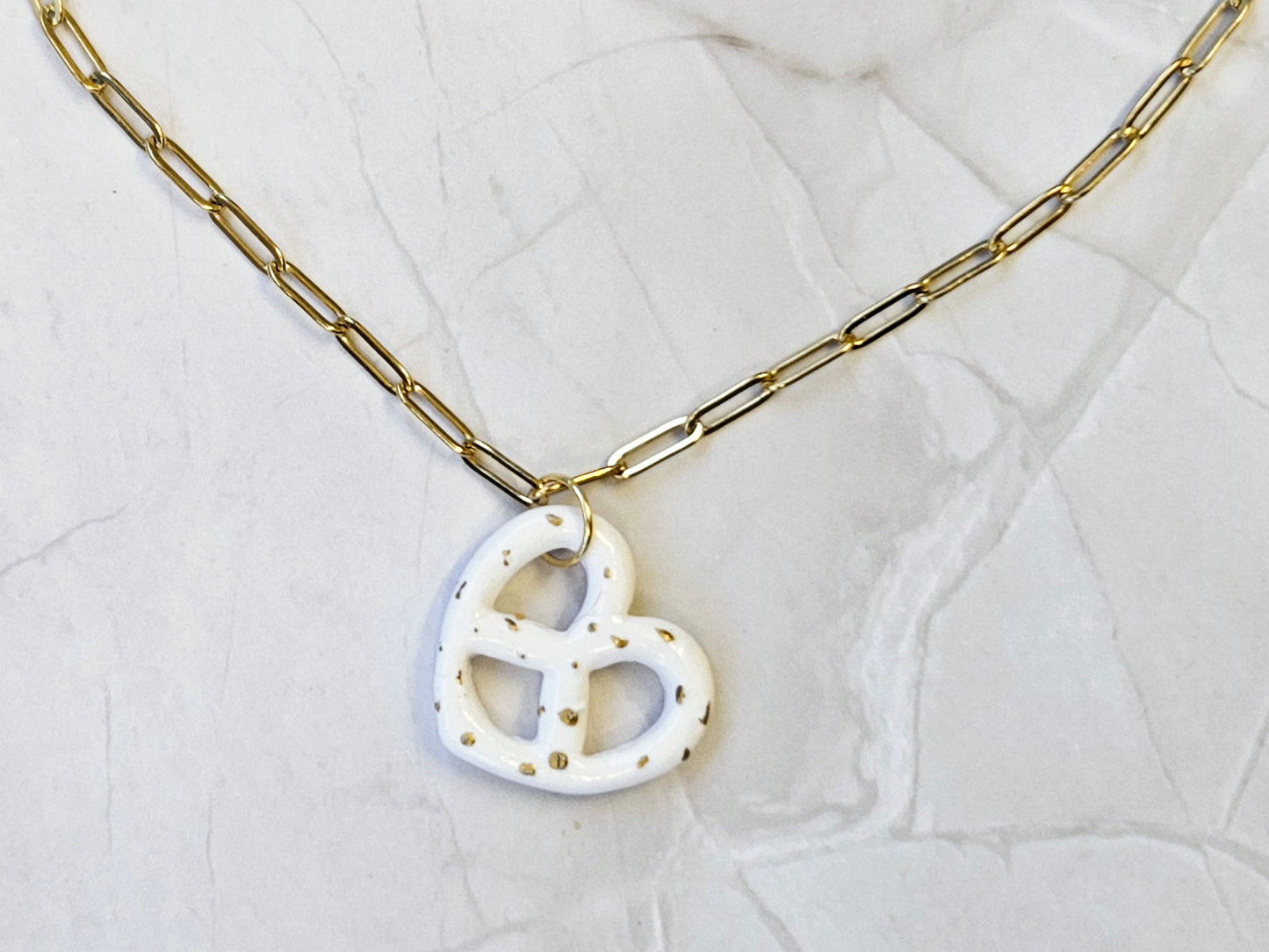 Charm Pretzel Necklace