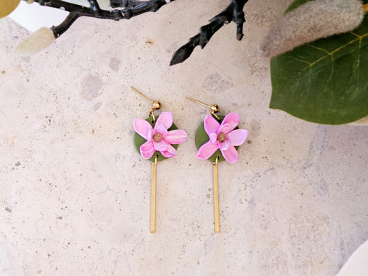Magnolia Bar Drop Earrings