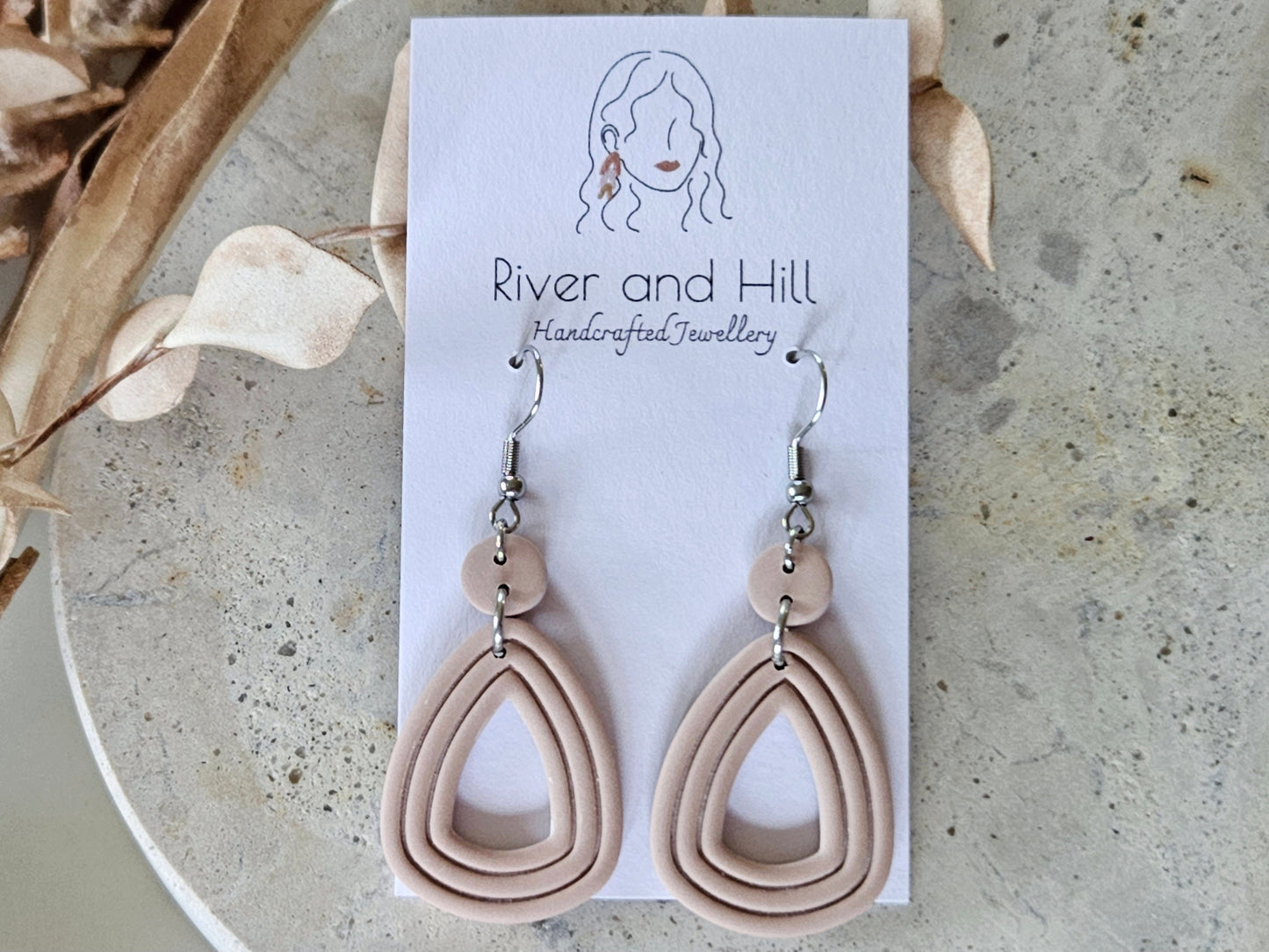 Essentials Almond Rose Earrings