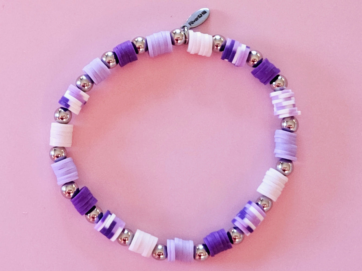 Stacking Bracelets Purple Love Stack