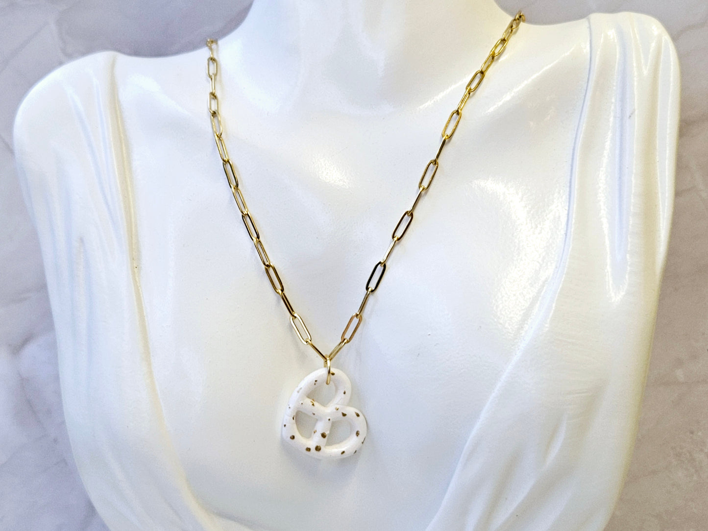 Charm Pretzel Necklace