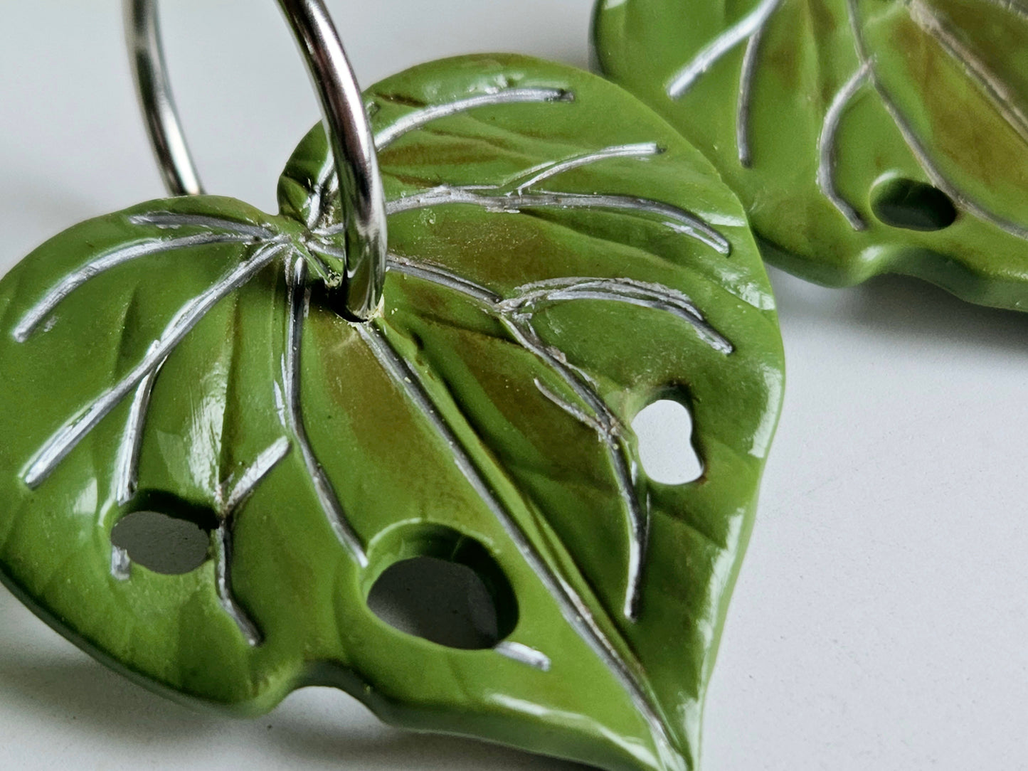 Kawakawa Silver Earrings Large