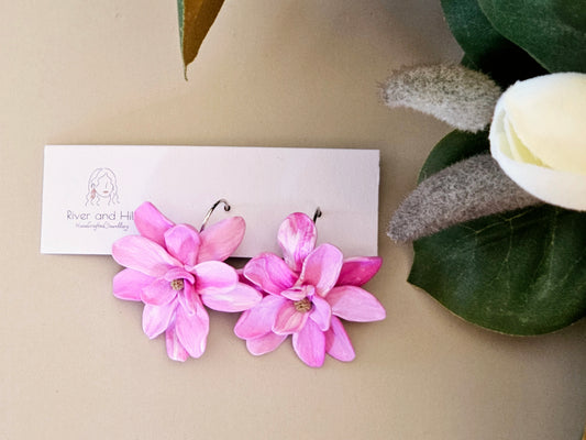 Magnolia French Hook Earrings