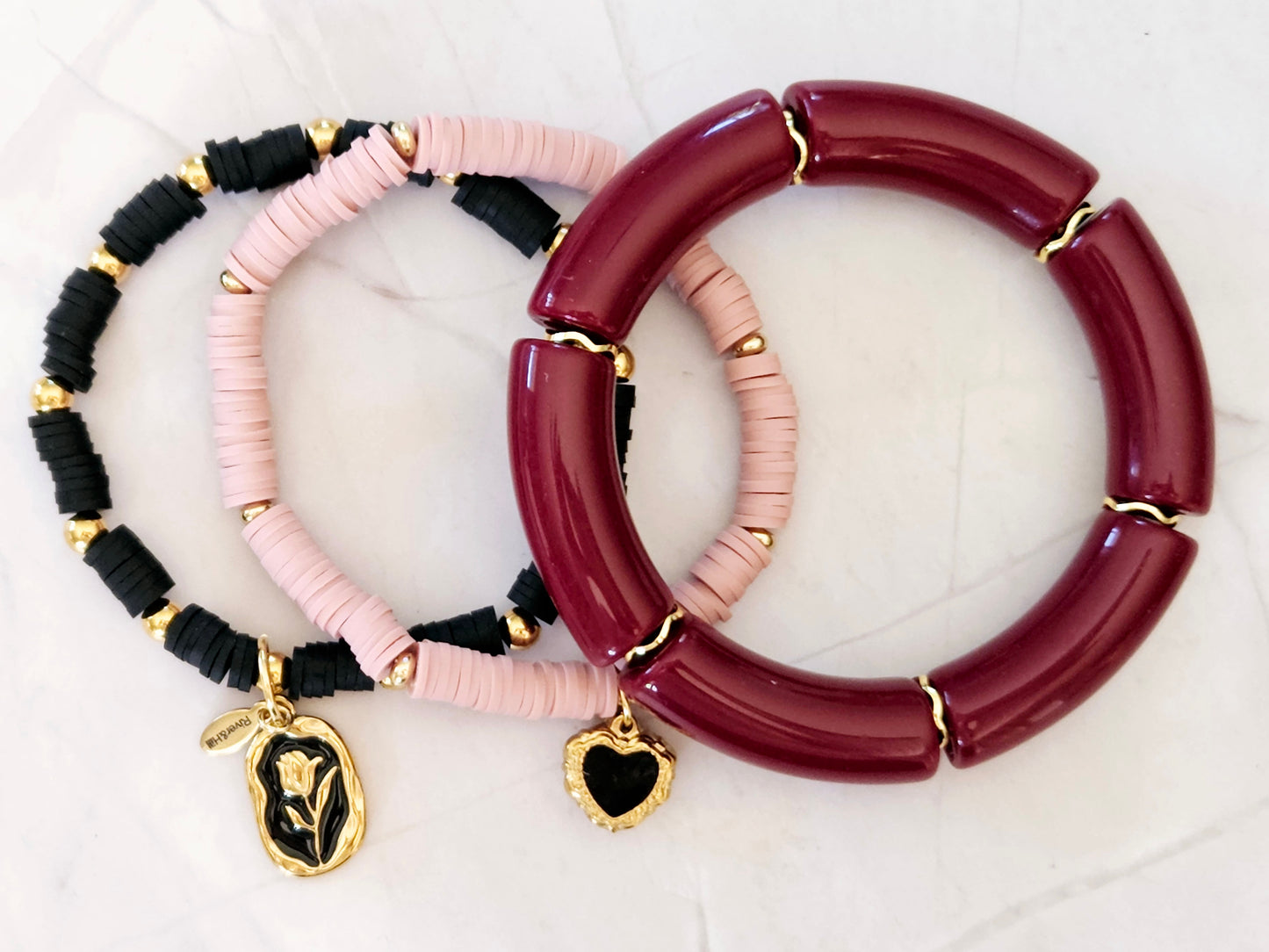 Stacking Bracelets Tulip Hearts Stack