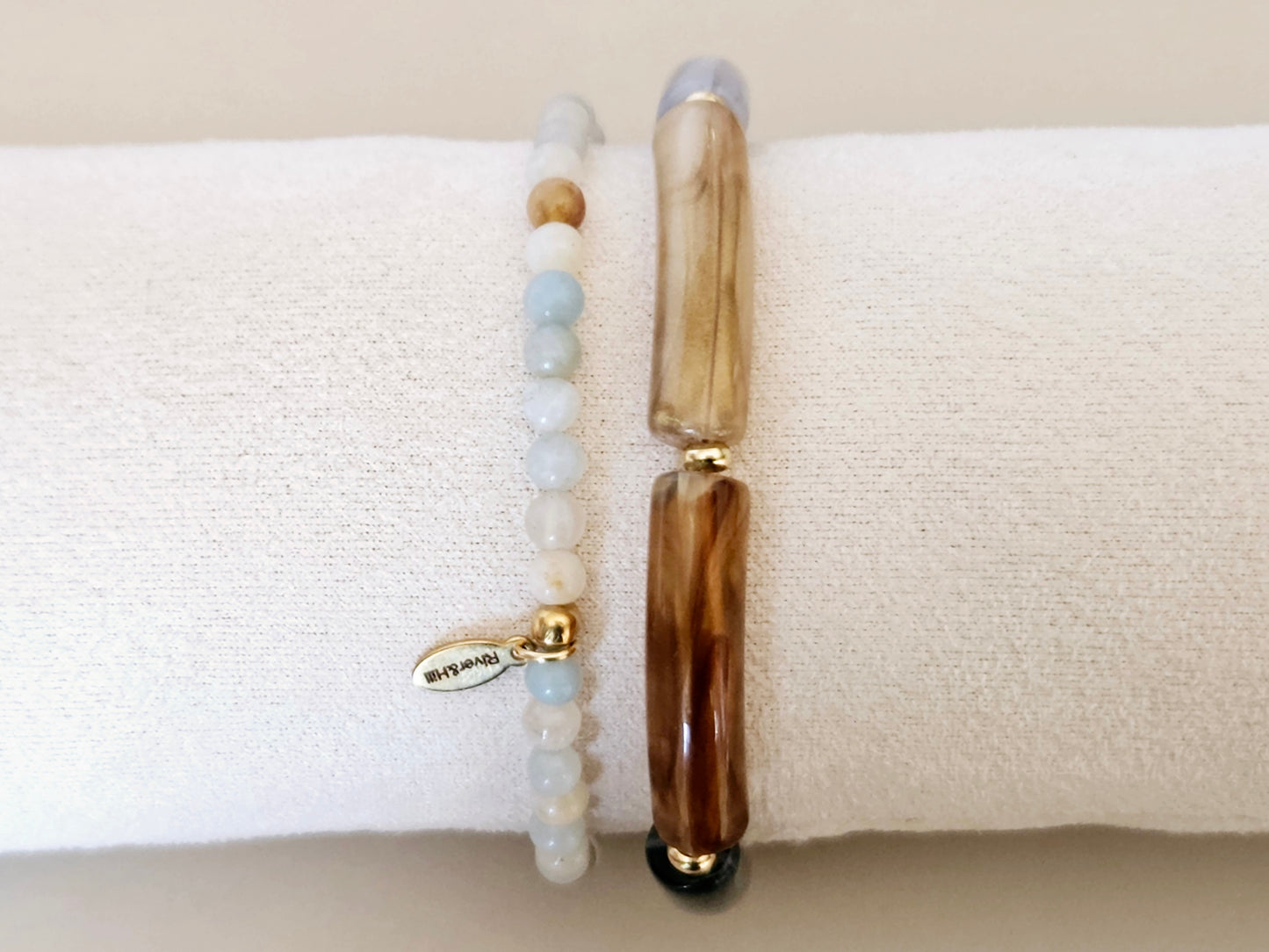 Stacking Bracelets River Stones Stack