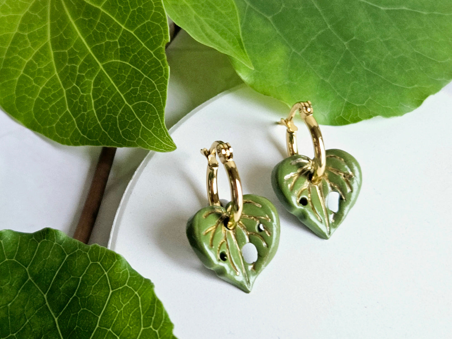 Kawakawa Gold Earrings Small