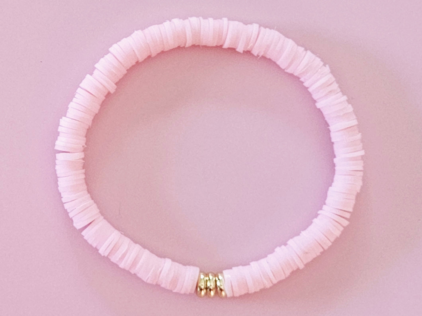 Stacking Bracelets Pretty in Pink Gold Stack