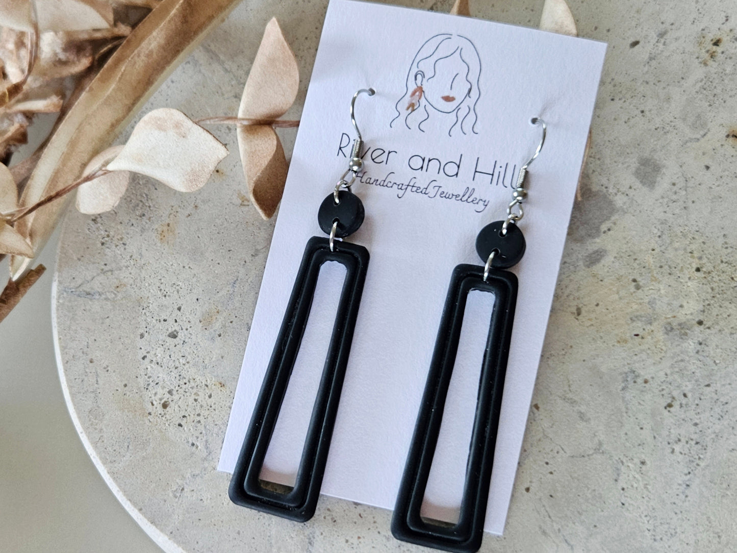 Essentials Midnight Earrings