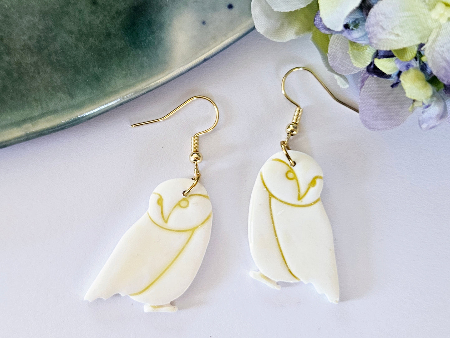 Porcelain Ruru Earrings