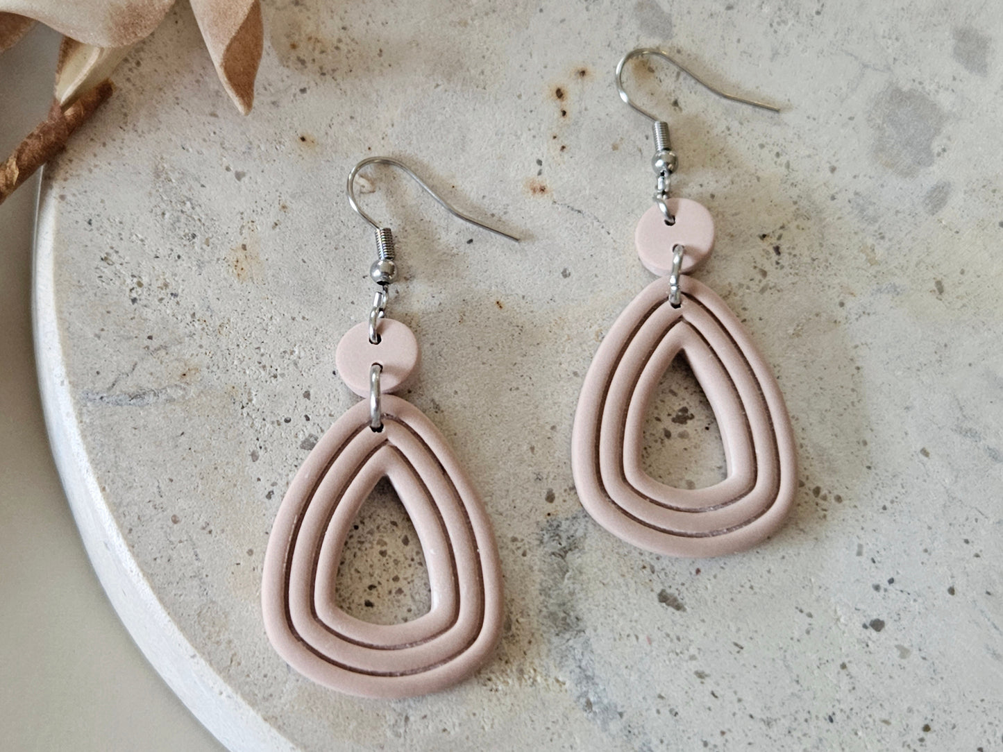 Essentials Almond Rose Earrings