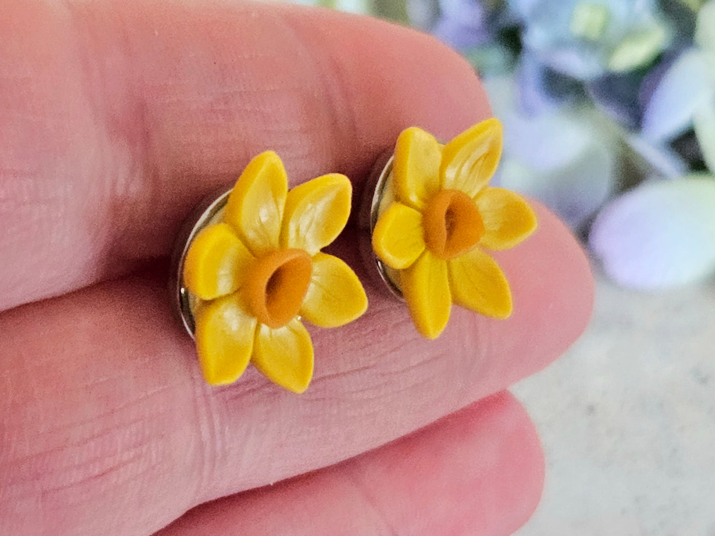 Daffodil Stud Earrings