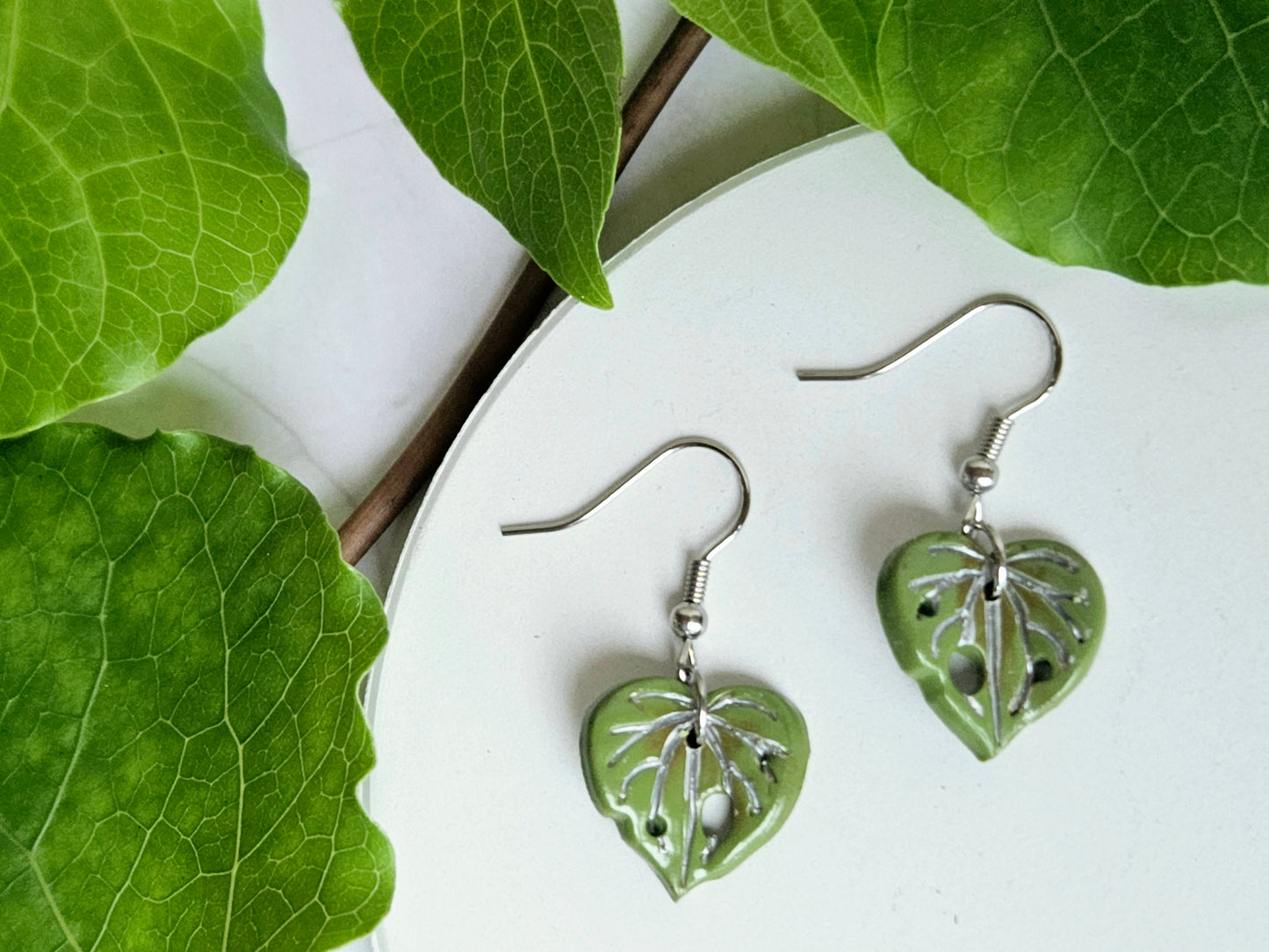 Kawakawa Silver Earrings Small