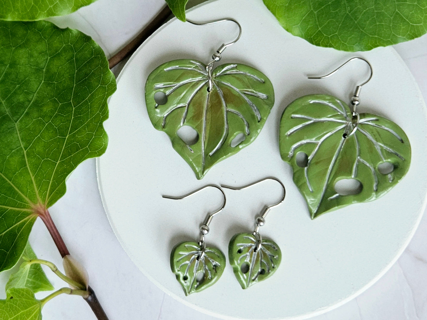 Kawakawa Silver Earrings Small