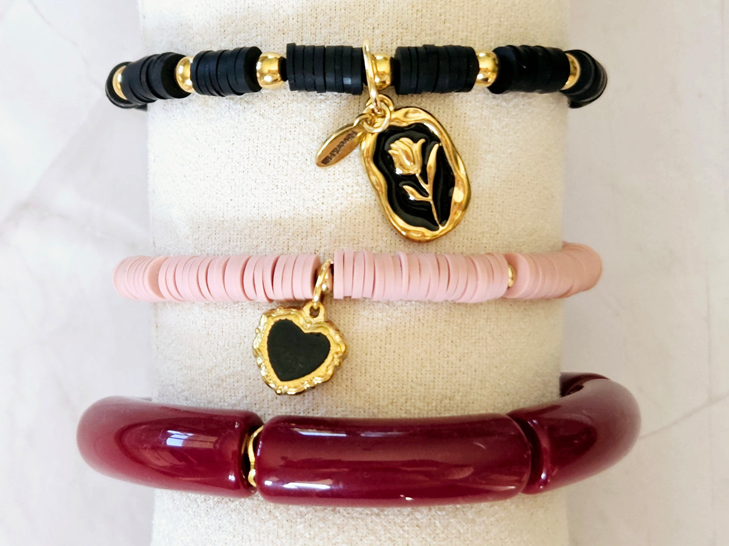 Stacking Bracelets Tulip Hearts Stack