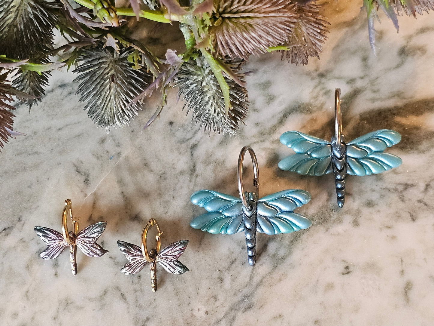 Dragonfly Hoops Dainty