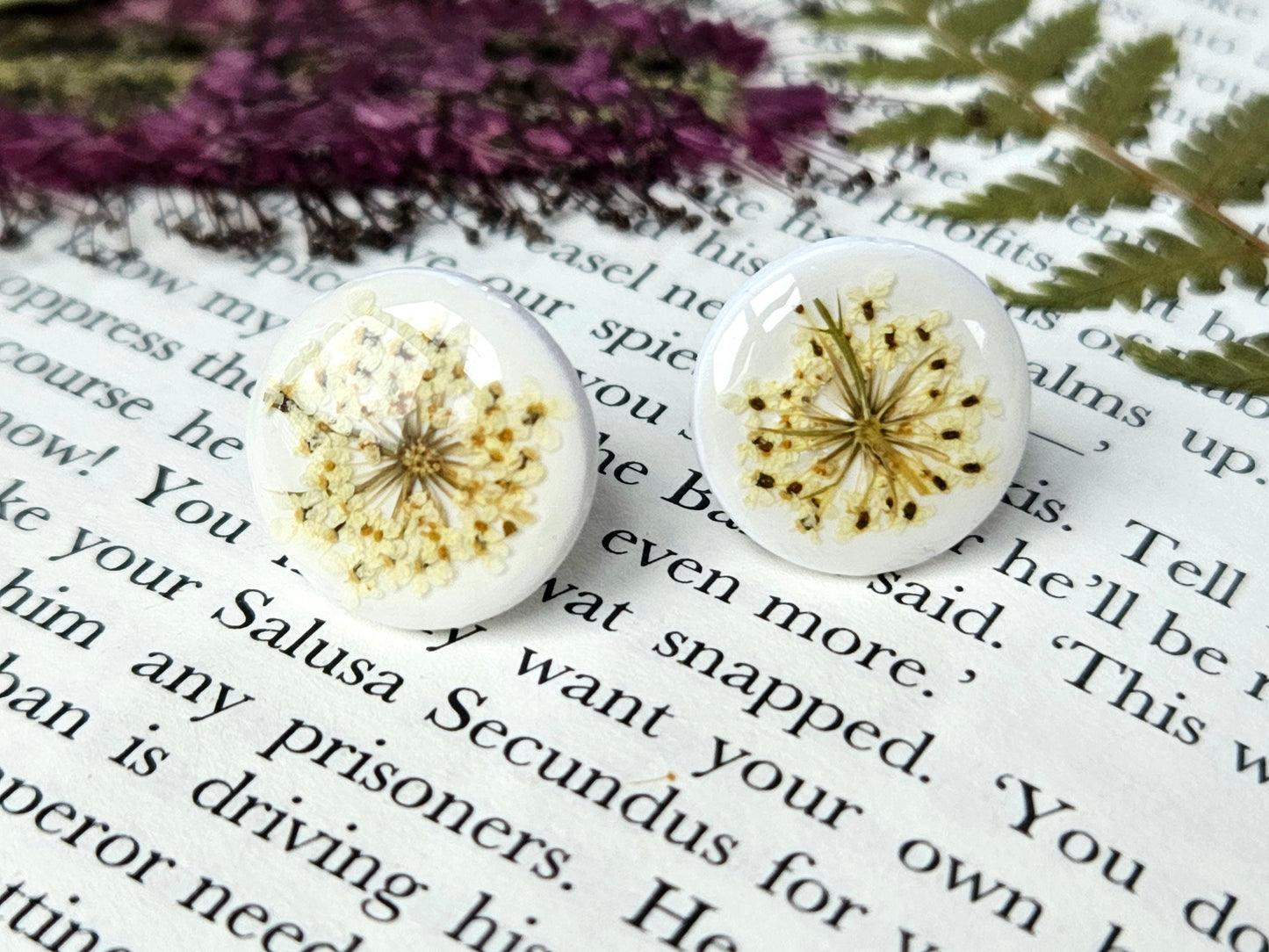 Dried Flower Studs