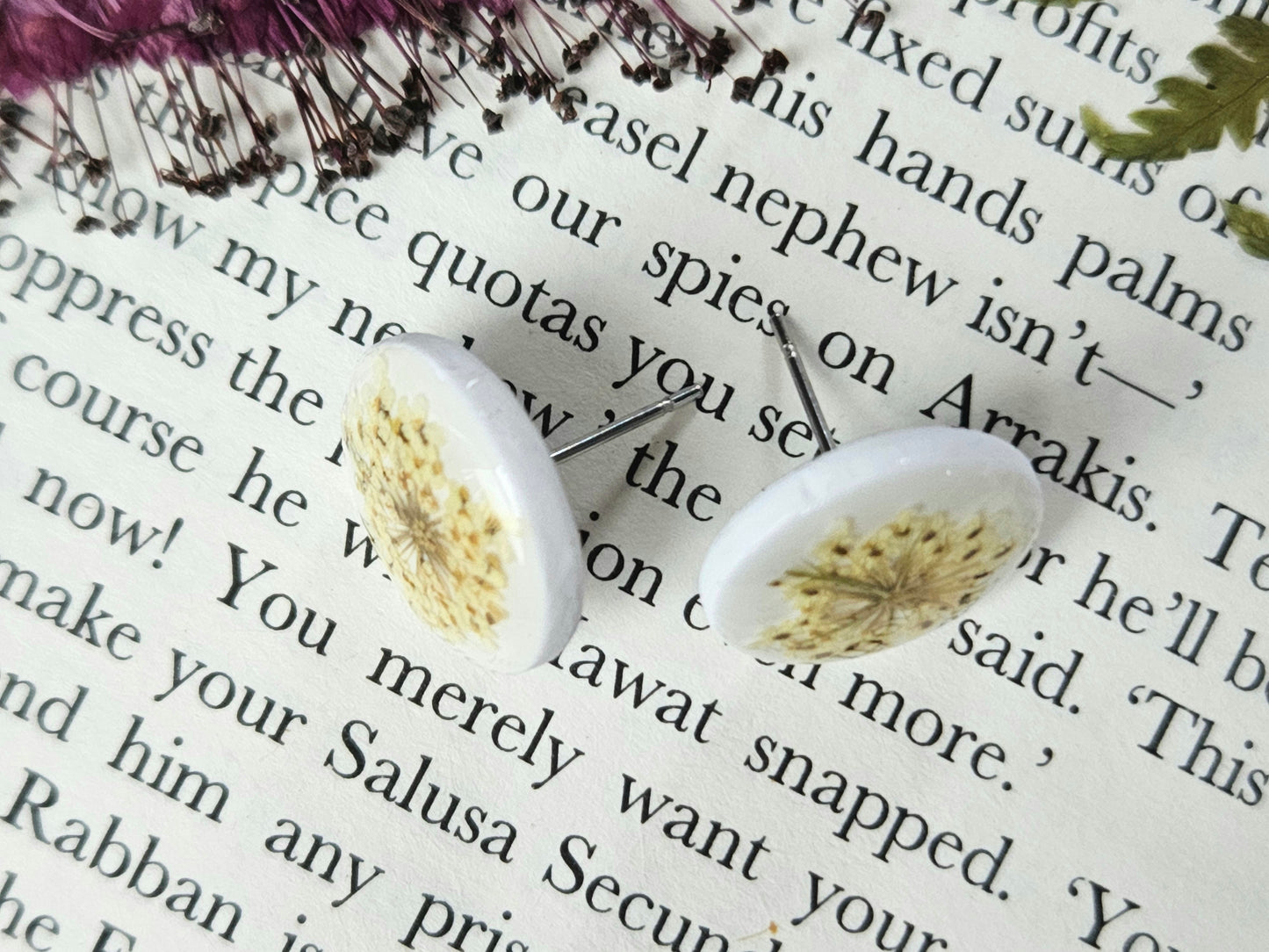 Dried Flower Studs