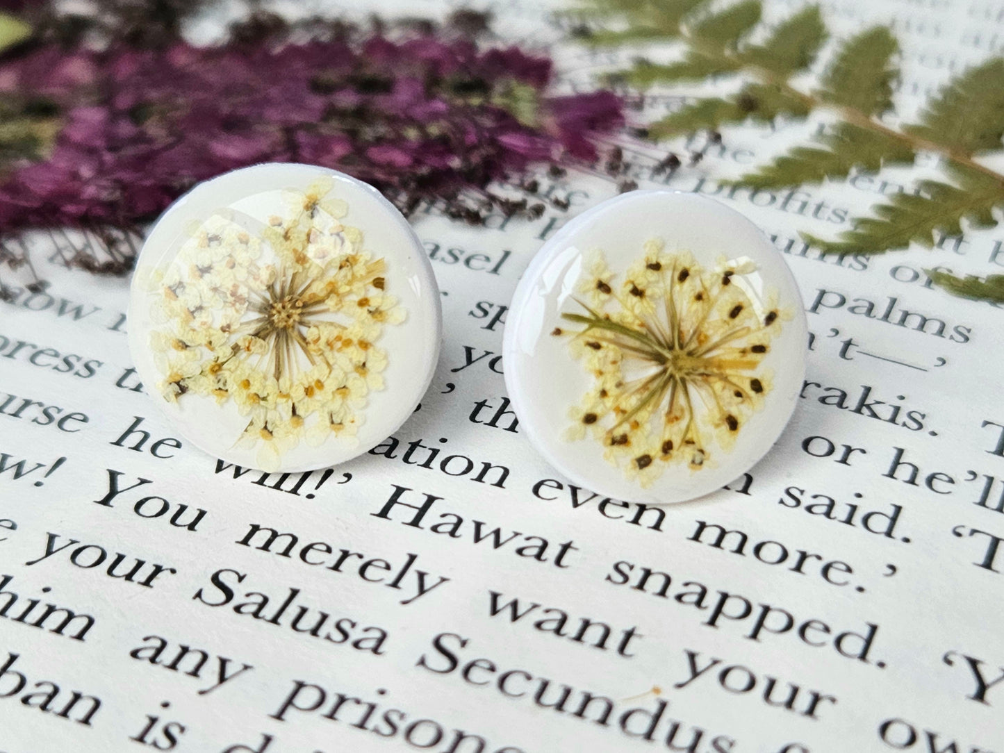 Dried Flower Studs